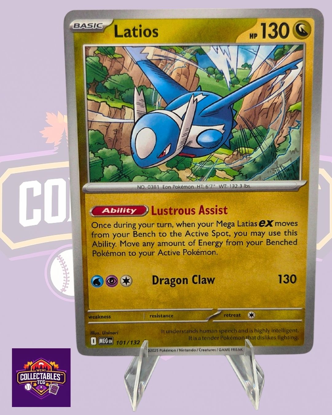 Latios – 101/132 | English Pokémon TCG Mega Evolutions
