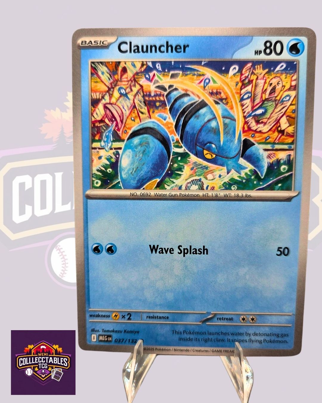 Clauncher – 037/132 | English Pokémon TCG Mega Evolutions