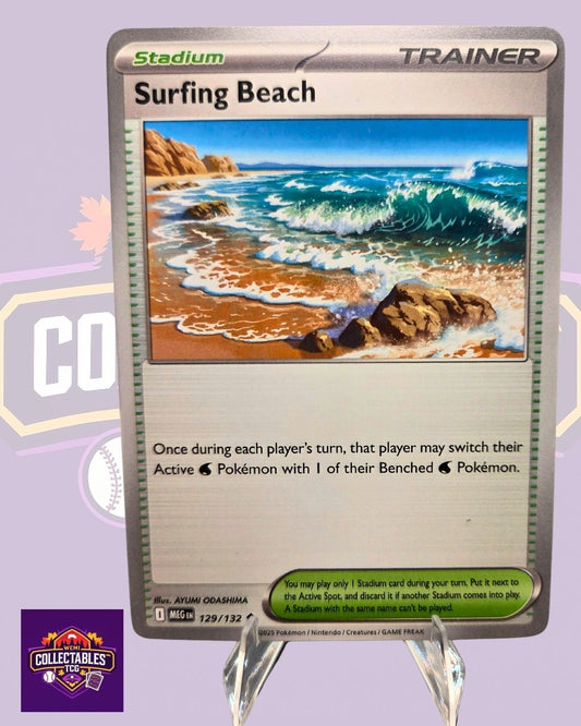 Surfing Beach – 129/132 | English Pokémon TCG Mega Evolutions