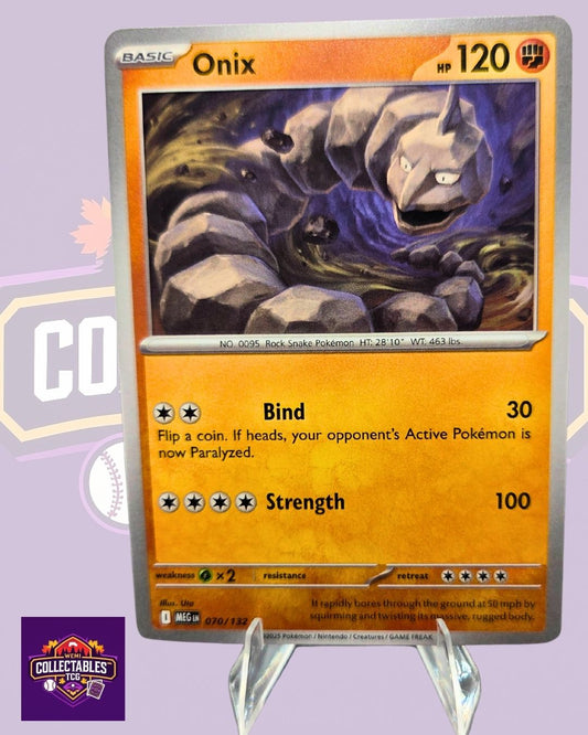 Onix – 070/132 | English Pokémon TCG Mega Evolutions