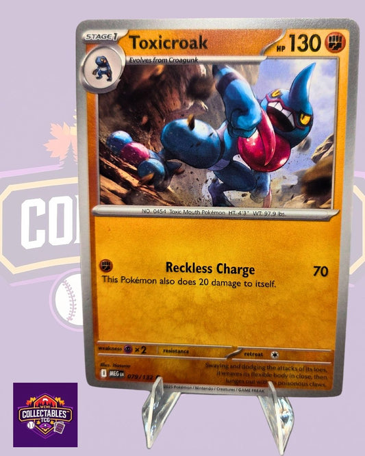 Toxicroak – 079/132 | English Pokémon TCG Mega Evolutions