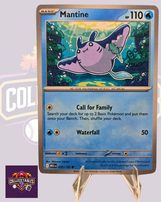 Mantine – 032/132 | English Pokémon TCG Mega Evolutions
