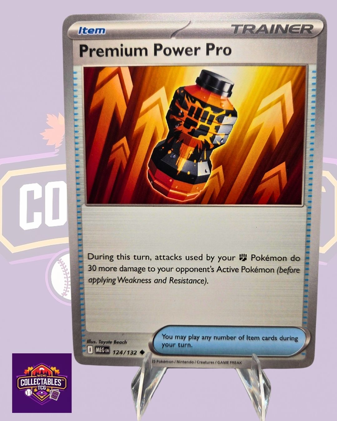 Premium Power Pro – 124/132 | English Pokémon TCG Mega Evolutions