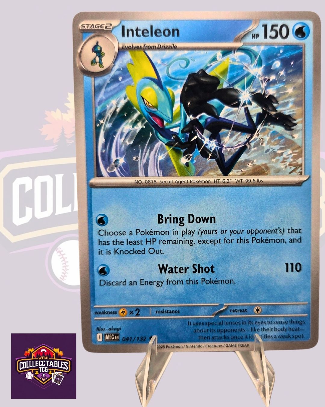 Inteleon – 041/132 | English Pokémon TCG Mega Evolutions