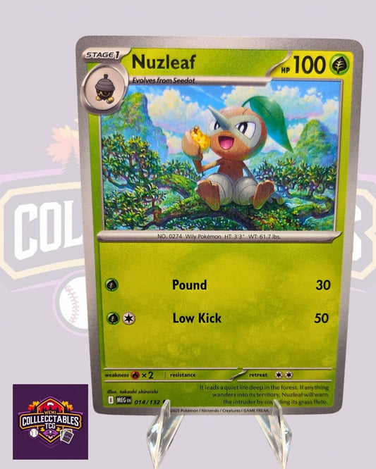 Nuzleaf – 014/132 | English Pokémon TCG Mega Evolutions