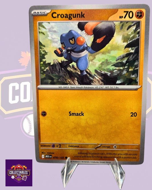 Croagunk – 078/132 | English Pokémon TCG Mega Evolutions