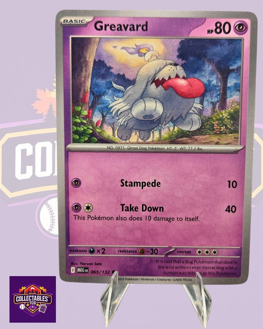 Greavard – 065/132 | English Pokémon TCG Mega Evolutions