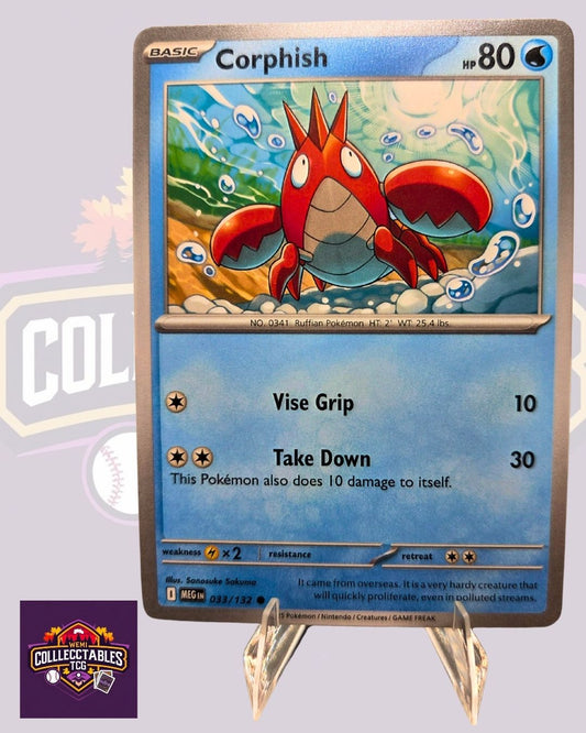 Corphish – 033/132 | English Pokémon TCG Mega Evolutions
