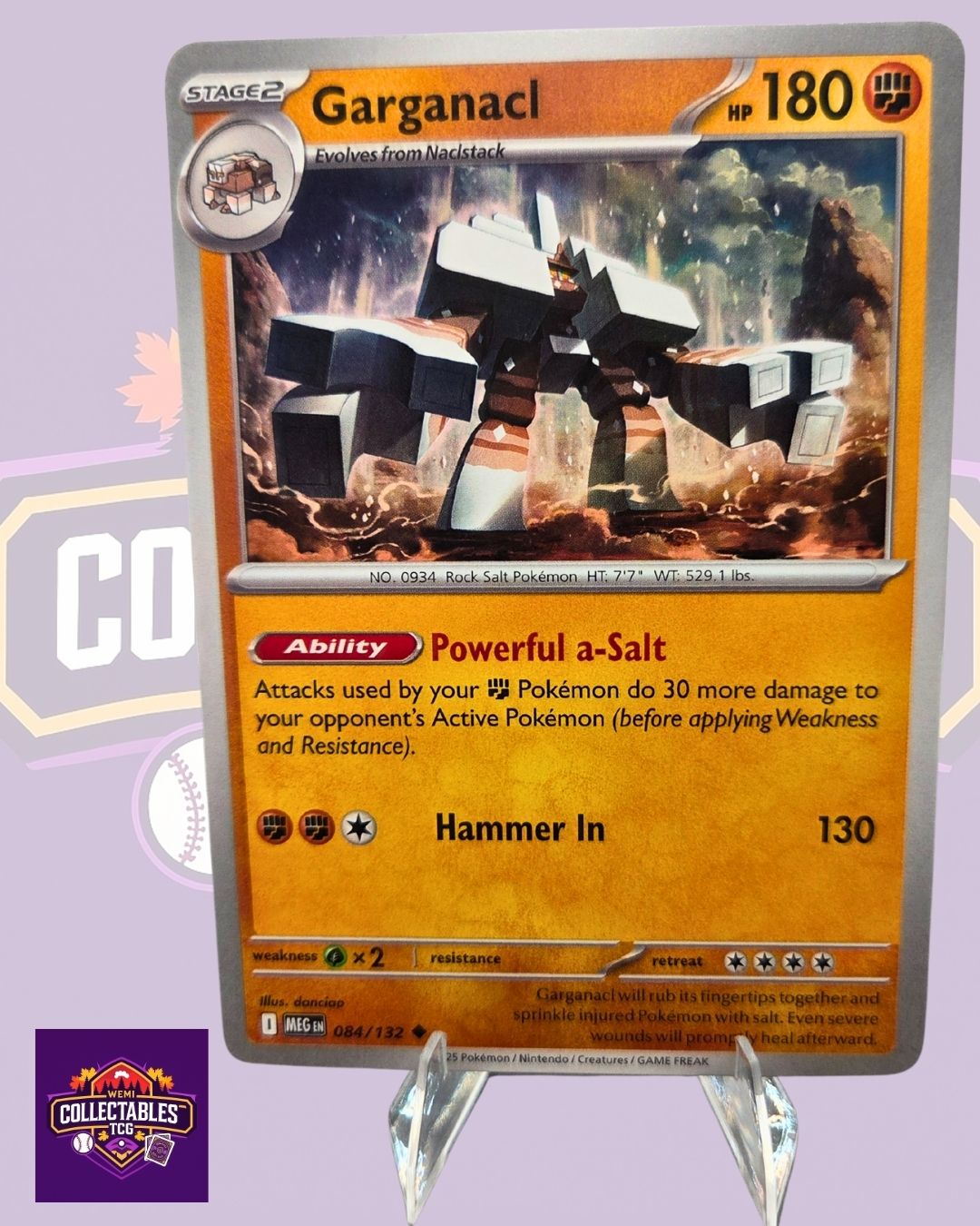 Garganacl – 084/132 | English Pokémon TCG Mega Evolutions