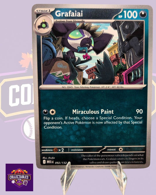 Grafaiai – 092/132 | English Pokémon TCG Mega Evolutions