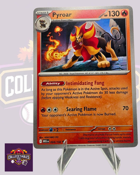 Pyroar – 024/132 | English Pokémon TCG Mega Evolutions