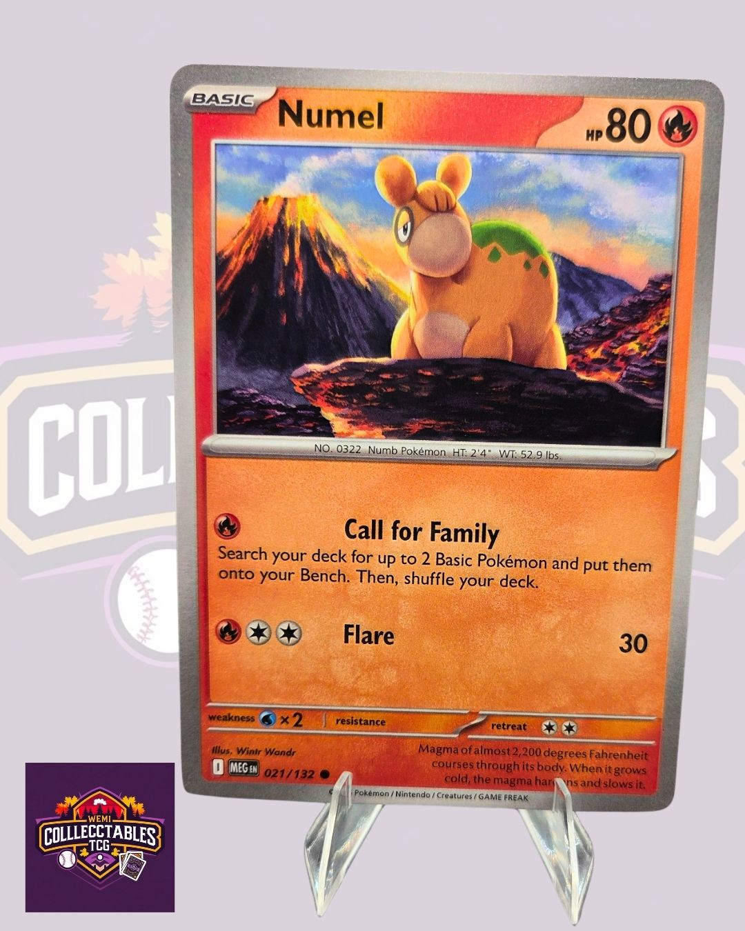 Numel – 021/132 | English Pokémon TCG Mega Evolutions